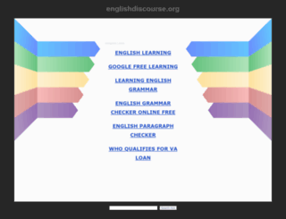englishdiscourse.org screenshot