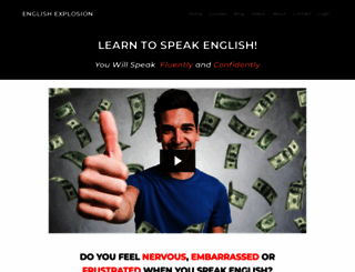 englishexplosion.com screenshot