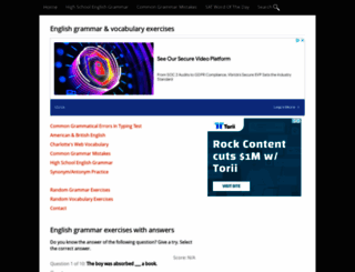 englishgrammarpass.com screenshot