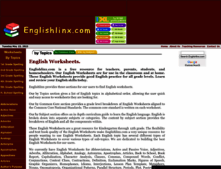 englishlinx.com screenshot