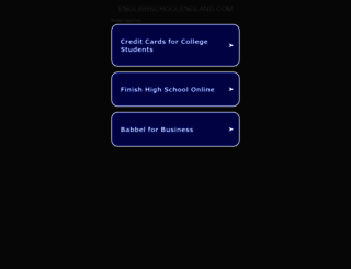 englishschoolengland.com screenshot