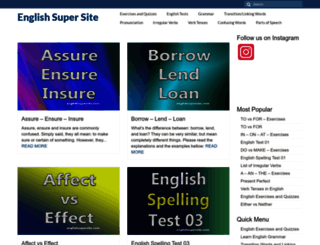 englishsupersite.com screenshot