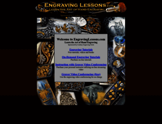 engravinglessons.com screenshot