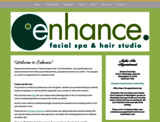 enhancefacialspa.com screenshot
