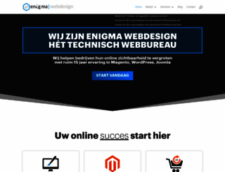 enigma-webdesign.nl screenshot
