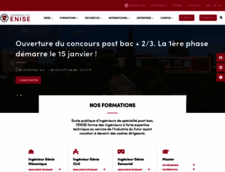 enise.fr screenshot