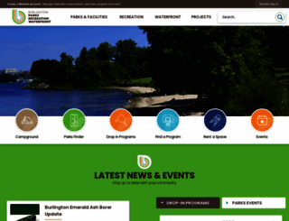 enjoyburlington.com screenshot