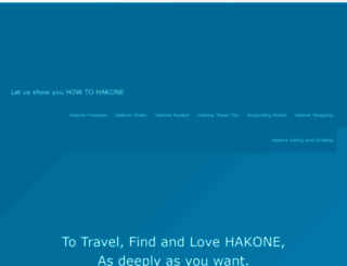 enjoyhakone.com screenshot