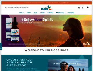 enjoyholacbd.com screenshot