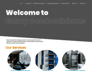 enkaycondominiums.com screenshot