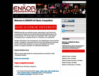 enkorcompetition.com screenshot
