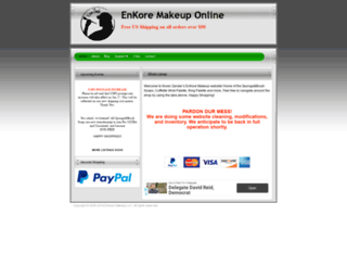 enkoremakeuponline.com screenshot
