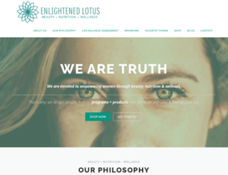 enlightenedlotuswellness.com screenshot