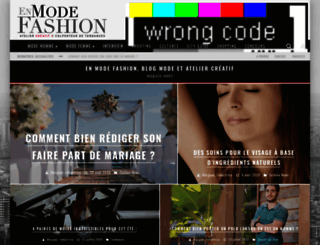 enmodefashion.com screenshot