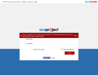 enova.aceproject.com screenshot