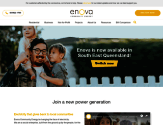 enovaenergy.com.au screenshot