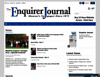 enquirerjournal.com screenshot