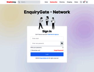 enquirygate.com screenshot