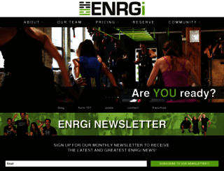 enrgifitness.com screenshot