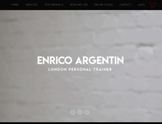 enricoargentin.com screenshot