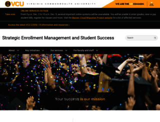 enrollment.vcu.edu screenshot