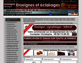 enseigneboutique.com screenshot