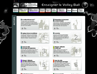 enseignerlevolleyball.com screenshot