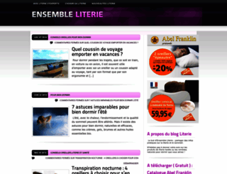 ensemble-literie.com screenshot