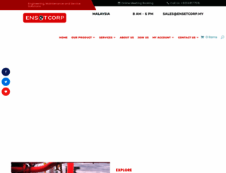 ensetcorp.com screenshot