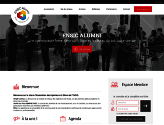 ensic-alumni.fr screenshot