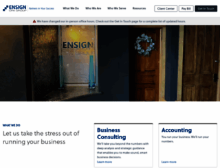 ensigncpagroup.com screenshot