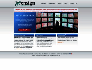 ensignsoftware.com screenshot