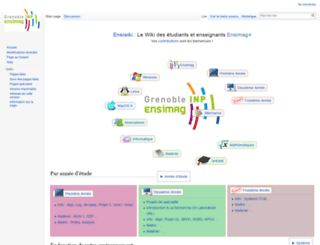 ensiwiki.ensimag.fr screenshot