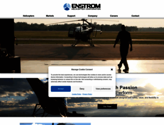 enstromhelicopter.com screenshot