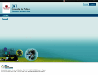 ent.univ-poitiers.fr screenshot