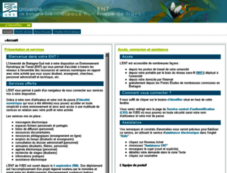ent.univ-ubs.fr screenshot
