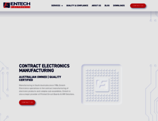 entechelectronics.com.au screenshot