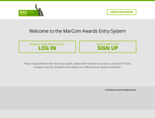 enter.marcomawards.com screenshot
