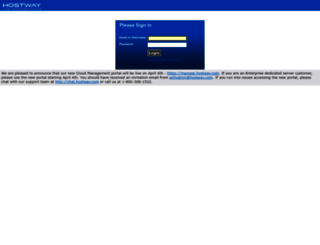 enterprise.hostway.com screenshot