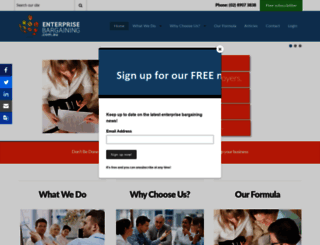 enterprisebargaining.com.au screenshot