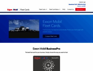 enterpriseexxonmobilcard.com screenshot