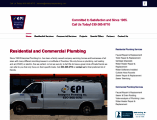 enterpriseplumbing.com screenshot