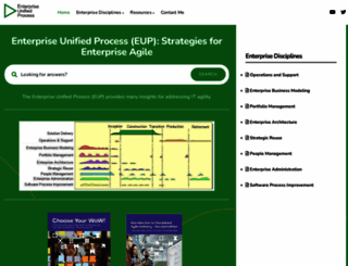 enterpriseunifiedprocess.com screenshot