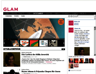 entertainment.glam.de screenshot