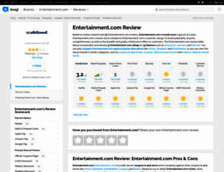 entertainment.knoji.com screenshot