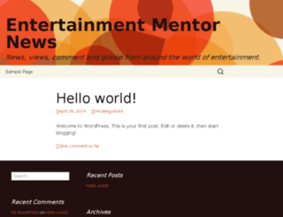 entertainmentmentornews.com screenshot
