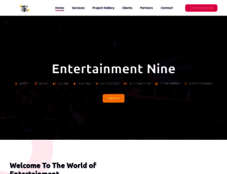 entertainmentnine.com screenshot