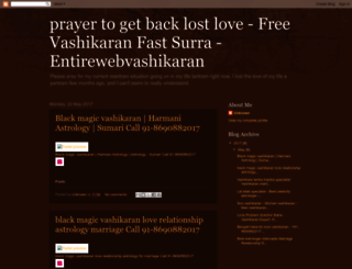 entirewebvashikaran.blogspot.in screenshot