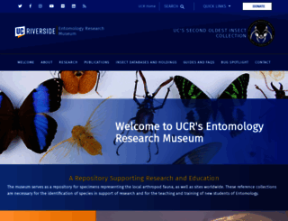 entmuseum.ucr.edu screenshot