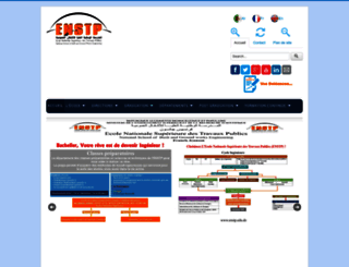 entp.edu.dz screenshot